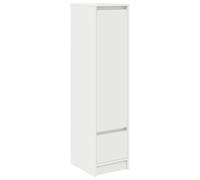 vidaXL Aparador Alto Blanco 29,5x34x119,5 cm Madera de ingeniería