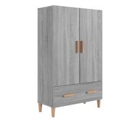 Vidaxl aparador alto de madera contrachapada gris sonoma 70x31x115 cm