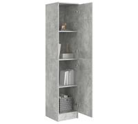 vidaXL Aparador Alto Gris Concreto 35 x 39 x 168 cm, Moderno, Alto Armario Rectangular, solución Amplia de Almacenamiento, Elegante Mueble para Vivir