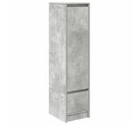 vidaXL Aparador Alto Gris hormigón 29,5x34x119,5 cm Madera ingeniería