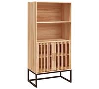 vidaXL Aparador Alto Madera contrachapada 60x35x125 cm, aparador Alto, Armario de almacenaje, alacena, Armario, Muebles de salón, Armario Auxiliar