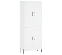 vidaXL Aparador Alto Madera contrachapada Blanco 69,5x34x180 cm