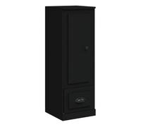 Vidaxl aparador alto madera contrachapada negro 36x35,5x103,5 cm