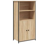vidaXL Aparador Alto Madera contrachapada Roble Sonoma 62x36x121,5 cm