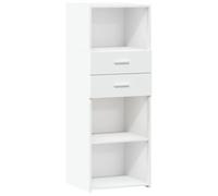 Vidaxl aparador alto madera de ingeniería blanco 45x42,5x124 cm