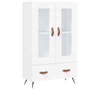 vidaXL Aparador Alto Madera de ingeniería Blanco 69,5x31x115 cm