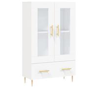vidaXL Aparador Alto Madera de ingeniería Blanco 69,5x31x115 cm