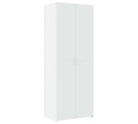 vidaXL Aparador Alto Madera de ingeniería Blanco 70x42,5x185 cm