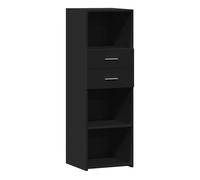 Vidaxl aparador alto madera de ingeniería negro 40x42,5x124 cm