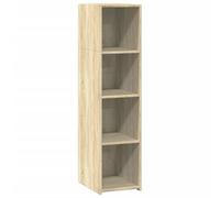 vidaXL Aparador Alto Madera de ingeniería Roble Sonoma 30x41x124 cm, aparador Alto, alacena, Armario Auxiliar, Armario, Armario de almacenaje