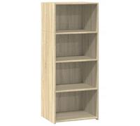 vidaXL Aparador Alto Madera de ingeniería Roble Sonoma 50x41x124 cm, aparador Alto, alacena, Armario Auxiliar, Armario, Armario de almacenaje
