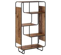 vidaXL Aparador Alto Madera Envejecida 80 x 37.5 x 144 cm