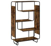 vidaXL Aparador Alto Roble Ahumado 93.5 x 37.5 x 144 cm