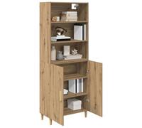 vidaXL Alacena Roble Artisan 69,5 x 34 x 180 cm Madera contrachapada, Almacenamiento para Sala de Estar, highboard Rectangular, Muebles Modernos, Armario Interior, solución Chic de organización, Dise