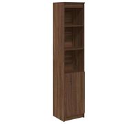 vidaXL Aparador Alto Roble marrón 37,5x35x180 cm Madera de ingeniería