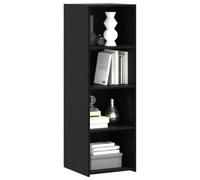 vidaXL Aparador Alto Roble Negro 40 x 41 x 124 cm Madera de ingeniería