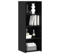 vidaXL Aparador Alto Roble Negro 45 x 41 x 124 cm Madera de ingeniería