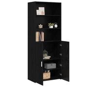 vidaXL Aparador Alto Roble Negro 70 x 42,5 x 185 cm