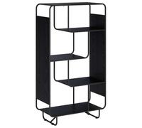vidaXL Aparador Alto Roble Negro 80 x 37.5 x 144 cm