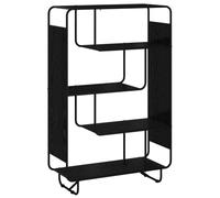 vidaXL Aparador Alto Roble Negro 93.5 x 37.5 x 144 cm