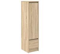 vidaXL Aparador Alto Roble Sonoma 29,5x34x119,5cm Madera de ingeniería, Armario, Armario Auxiliar, Armario de almacenaje Alto, Armario de almacenaje