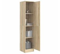 vidaXL Aparador Alto Roble Sonoma 35 x 39 x 168 cm, Moderno, Alto Armario Rectangular, solución Amplia de Almacenamiento, Elegante Mueble para Vivir