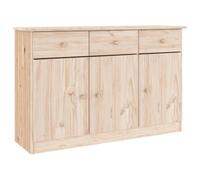 vidaXL Aparador, Aparador con Pomos, Armario Auxiliar de Almacenaje, Mueble Aparador para Salón Pasillo Cocina, Madera Maciza de Pino