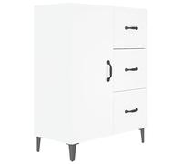 vidaXL Aparador Armario Auxiliar Alacena Mesa Consola Entrada Pasillo Vestíbulo Recibidor Mueble de Madera Contrachapada Blanco 69,5x34x90 cm