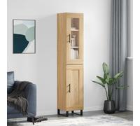 vidaXL Aparador, Armario Auxiliar de Almacenaje, Aparador Consola, Mueble Cómoda para Salón Oficina, Madera Contrachapada