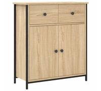 vidaXL Aparador, Armario Auxiliar de Almacenaje, Aparador de Comedor, Mueble para Salón Pasillo Cocina, Madera de Ingeniería Roble Sonoma