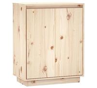 vidaXL Aparador armario auxiliar lateral 60x34x75 cm madera maciza de pino