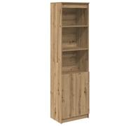 vidaXL Aparador Artisan Roble 50x35x180 cm Madera de ingeniería, Armario, Armario Auxiliar, Armario de almacenaje Alto, Armario de almacenaje