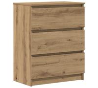 vidaXL Aparador Artisan Roble 60x35x76 cm Madera de ingeniería, Armario de almacenaje, Mueble aparador, Mueble de almacenaje de Cocina, bufé