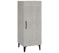 vidaXL Aparador Auxiliar Armario Mueble Almacenamiento Teléfono Salón Sala de Estar Habitación Decoración Casa de Madera Contrachapada Gris Hormigón