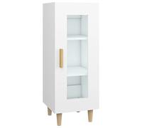 vidaXL Aparador Auxiliar Mueble Almacenamiento Teléfono Salón Sala de Estar en Casa Habitación Decoración de Madera Contrachapada Blanco