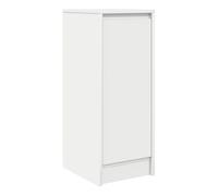 vidaXL Aparador Blanco 29,5x34x76 cm Madera de ingeniería, Armario de almacenaje, Mueble aparador, Mueble de Pasillo, Buffet