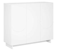 vidaXL Aparador Blanco 85,5 x 31 x 75 cm Madera de ingeniería