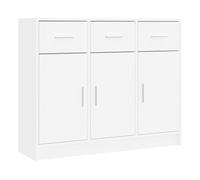 Vidaxl aparador blanco 91x28x75 cm madera de ingeniería