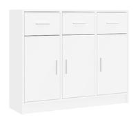 vidaXL Aparador Blanco 91x28x75 cm Madera de ingeniería