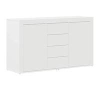 vidaXL Aparador Blanco Blanco Madera 120 x 36 x 69 cm Almacenamiento