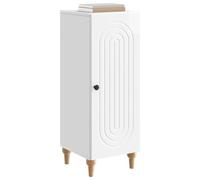 vidaXL Aparador Brillante 33 x 34,5 x 90 cm Madera de Ingeniería, Sala de Estar, Rectangular, Sofá Moderno, Duradero, para Espacios Minimalistas, Fácil de Limpiar, Diseño Elegante, Comodidad
