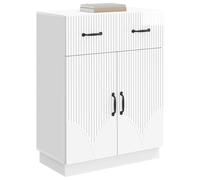vidaXL Aparador Brillante 66 x 34,5 x 87 cm Madera de Ingeniería, Aparador Moderno, Espacio Amplio, Mueble Compacto, Buffet Elegante, práctico para organizar tu hogar