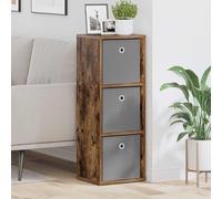vidaXL Aparador con cajón 30,5 x 27 x 84,5 cm, Mueble de sala, diseño moderno, almacenamiento , organización , elegante