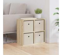 vidaXL Aparador con cajón 49,5 x 22 cm, Almacenamiento moderno para sala, armarios duraderos, estanterías amplias, muebles prácticos y con estilo