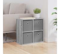 vidaXL Aparador con cajón 49,5 x 22 cm, Almacenamiento moderno para sala, armarios duraderos, estanterías amplias, muebles prácticos y con estilo