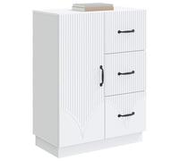 vidaXL Aparador con cajón 66 x 34,5 x 87 cm Madera de Ingeniería, Sala, Mueble de Almacenaje Moderno, Muebles de Comedor, Armario Funcional, Solución Amplia para Organizar
