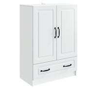 vidaXL Aparador con cajón 66 x 34,5 x 92 cm Madera de Ingeniería, Consola Moderna, Unidad Rectangular, Amplio Almacenamiento, Mueble Funcional, gabinete Interior con estantes