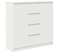 vidaXL Aparador con cajones Blanco 100,5x35x98,5 cm Madera ingeniería, Armario de almacenaje, Mueble aparador, Mueble de Pasillo, Mueble Buffet