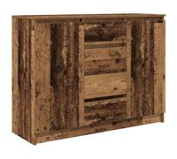 vidaXL Aparador con cajones Madera Vieja 100,5x35x76 cm, Armario de almacenaje, Mueble aparador, Mueble de Pasillo, Mueble Buffet