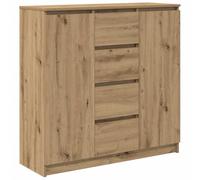 vidaXL Aparador con cajones Roble Artesanal 100,5x35x98,5 cm, Armario de almacenaje, Mueble aparador, Mueble de Pasillo, Mueble Buffet